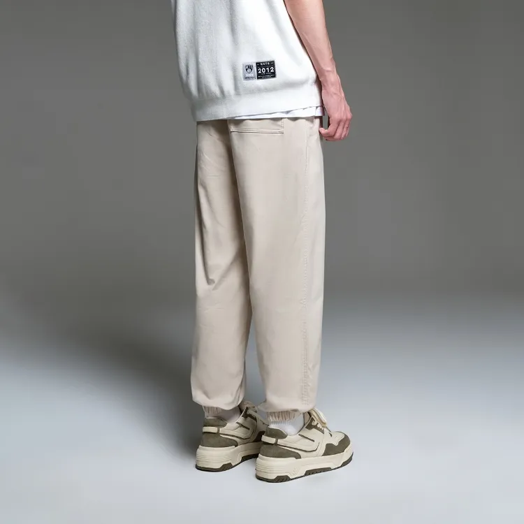 JACK&JONES Knitted Sweatpants Unisex C00 Pumice-4