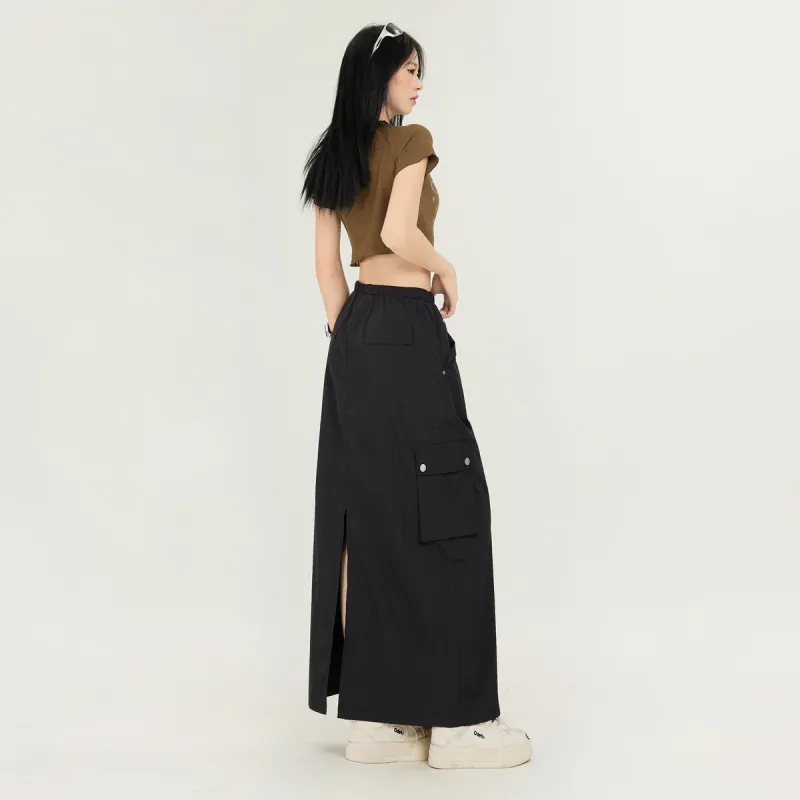 XIANSINIAO Casual Long Skirt Women's-2
