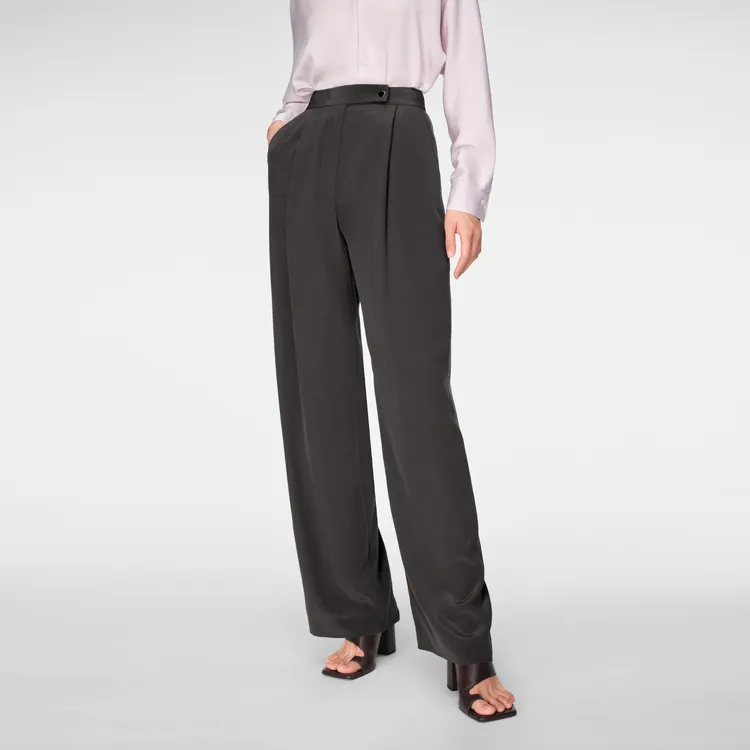 OVV Casual Pants Women's Coffee Solid Color 11-4
