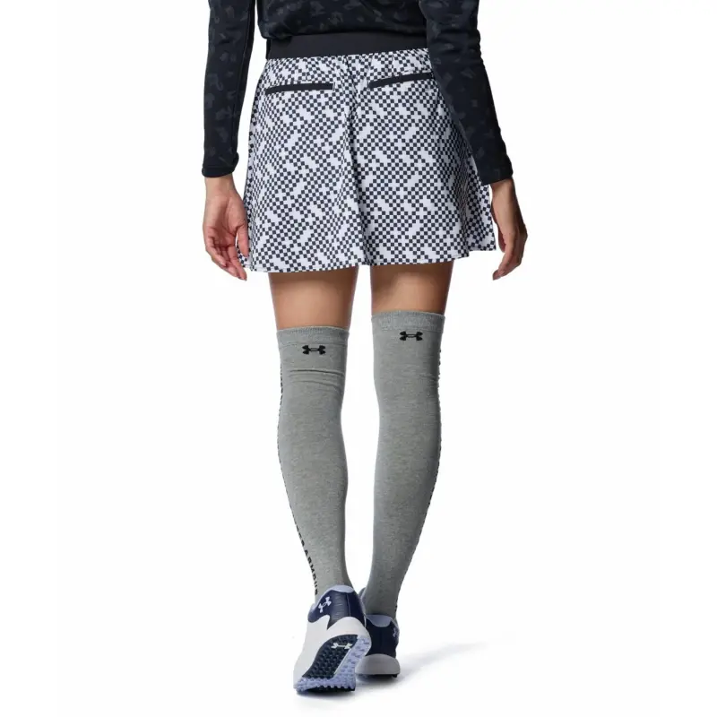 Under Armour Casual Short Skirts Women's Black White 001-1