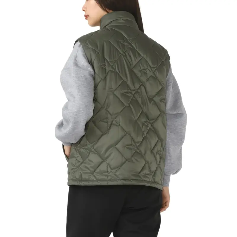 Converse PUFFER VEST LDS Vest Women's Army Green-3