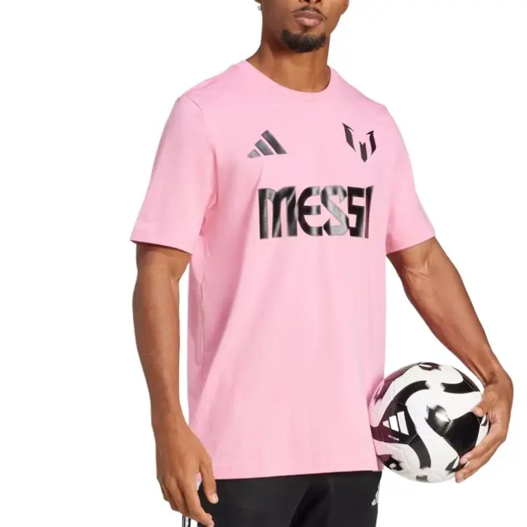 Adidas Free Shipping With AdiClub Messi Name And Number Graphic Tee-3