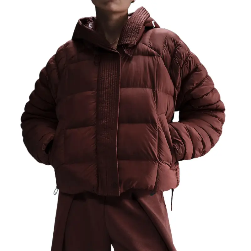 Nike SportswearSwoosh Puffer PrimaLoft® Jackets Coats Women's Dark Red-3