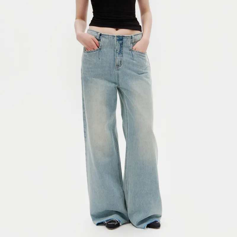 PUKI Jeans Women's Light Blue-2