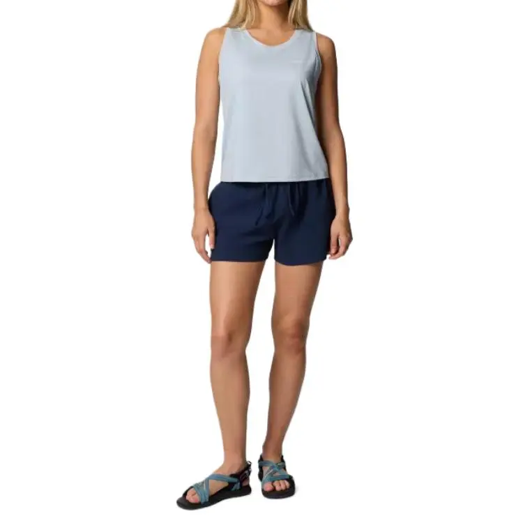 Columbia Bogata Bay Casual Shorts Women's University Marine Blue-5