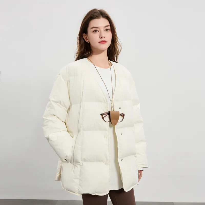 3COLOUR Down Jacket Women's Cream-3