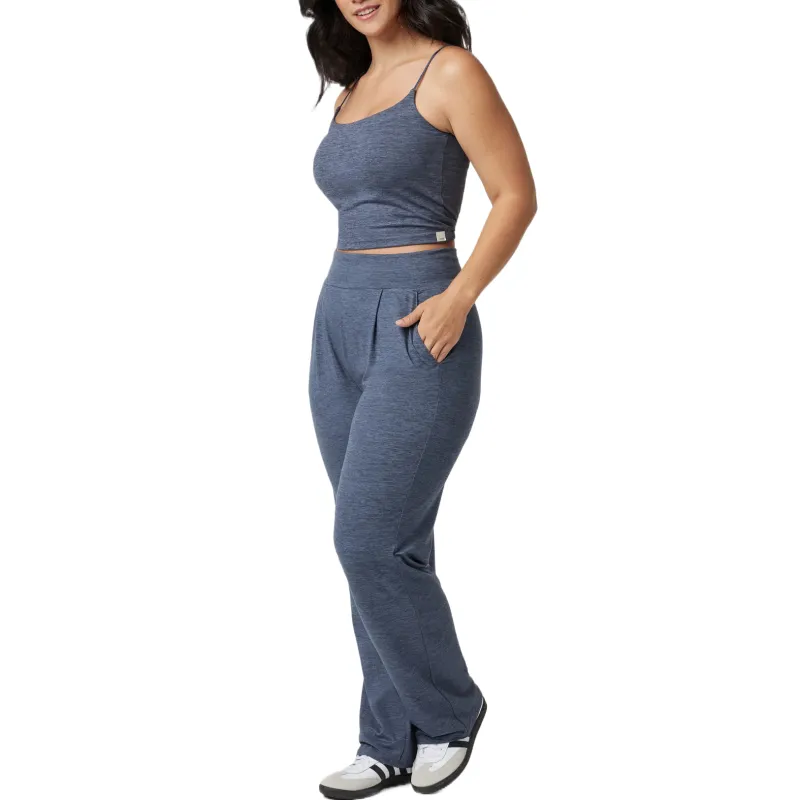 Vuori Casual Pants Women's Blue/AzureHeather-4