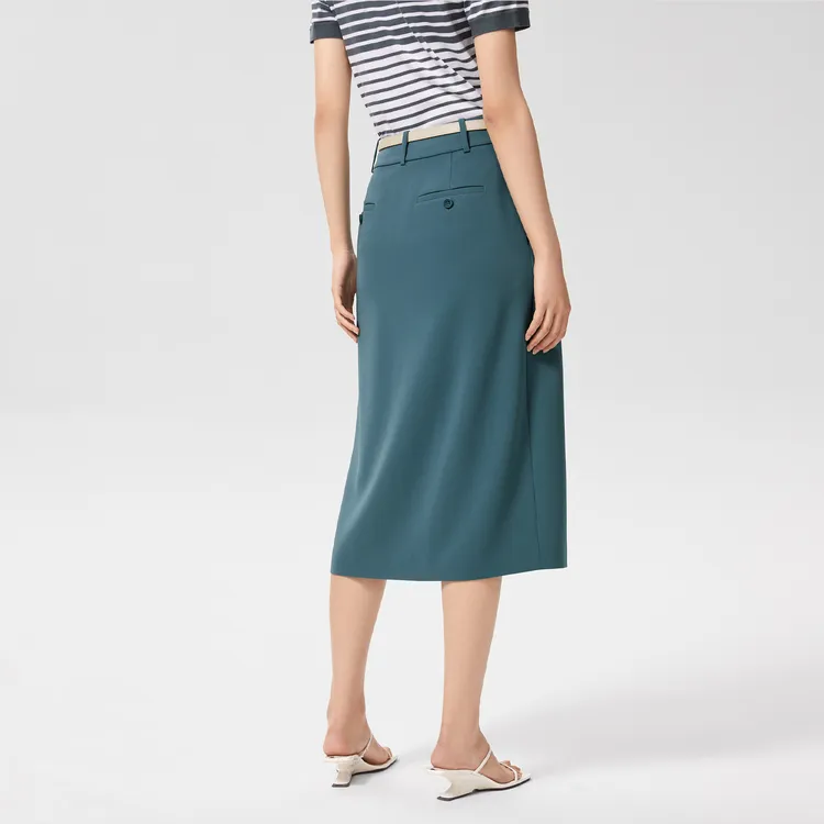 OVV Casual Long Skirts Women's Lake Blue 08-2