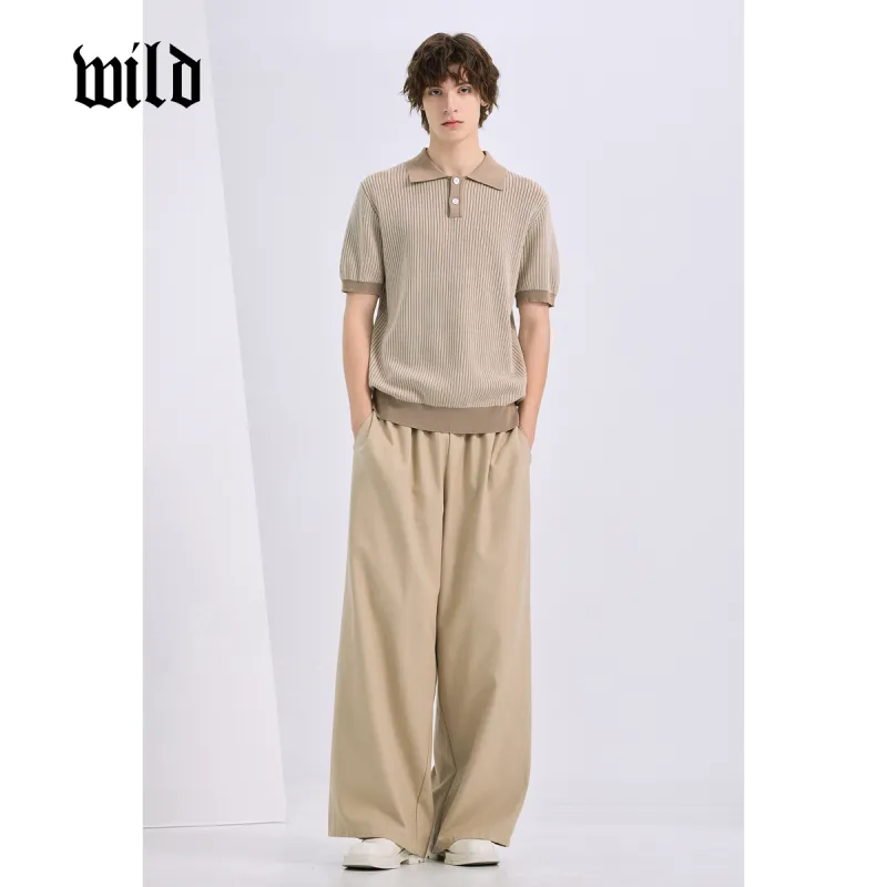 WILD LEADER Knitwear Men Khaki[TW5118118]-3