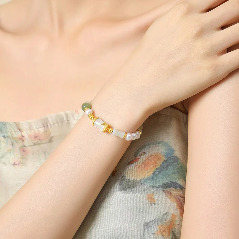 Royal Heaven's Choice Hetian Jade Bracelets Sugar Jade Unisex-2
