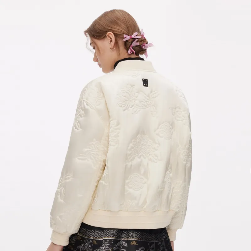 Teenie Weenie x NANJINGYUNJINYANJIUSUO Puffer Jacket Women's Ivory-3