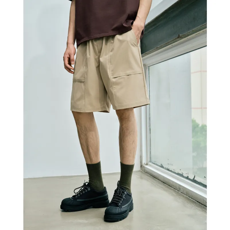 GXG Urban Aesthetics Of The Blockbuster Weaving Series Casual Shorts Men-4