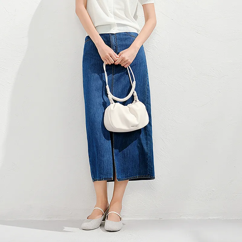 JZ. ANNAKRO Denim Long Skirt Women's-4