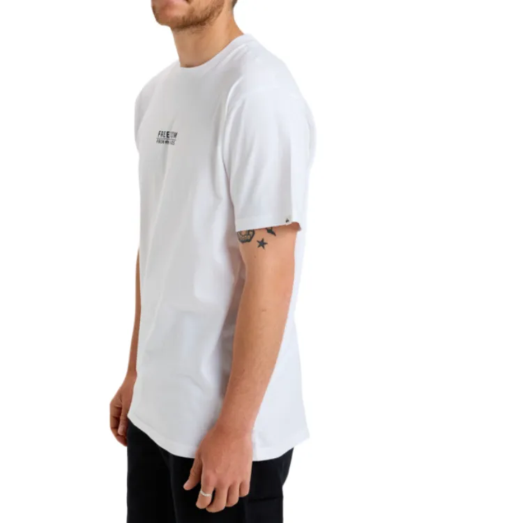 Quiksilver T Shirts Men White-3