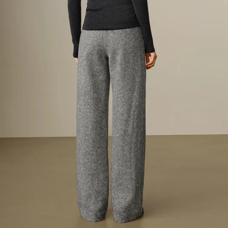 JZ. ANNAKRO Casual Pants Women's Black Gray-3