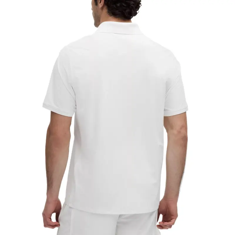 Lululemon UV Protective Striped Mesh Tennis Polo Shirt Men's-1
