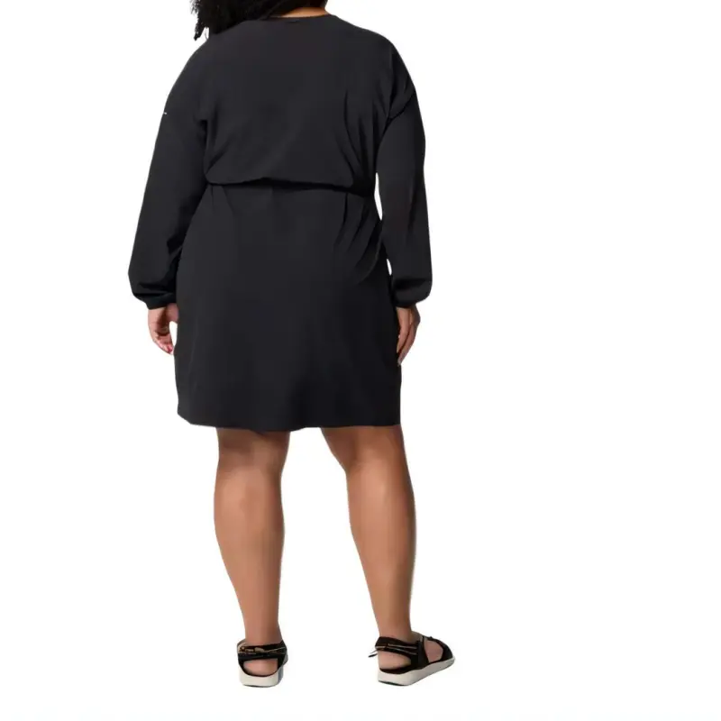 Columbia Boundless Avenue Long-Sleeved Dresses Women's Black-3