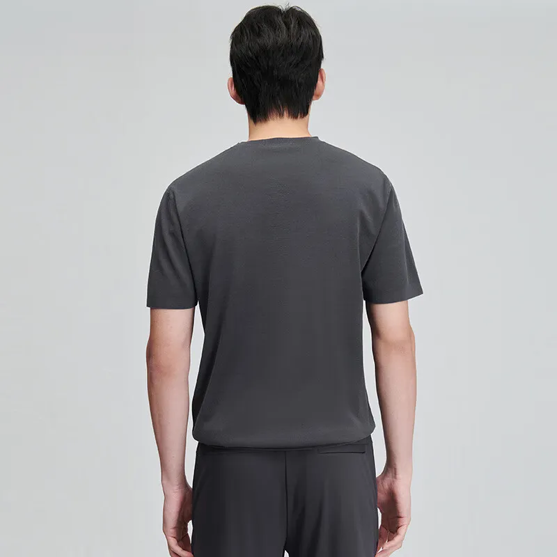 SAINT ANGELO T Shirts Unisex Cloud Mist Dark Gray-4