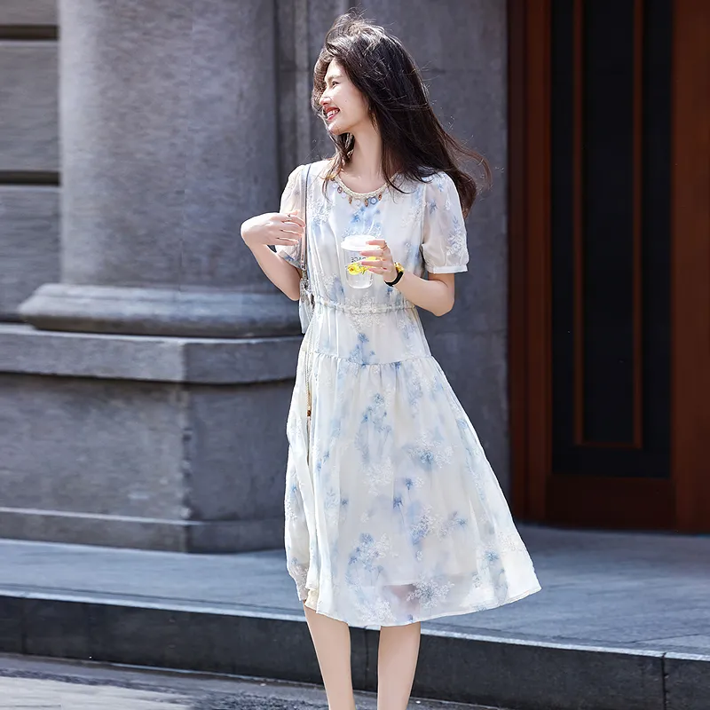 A Paradise For Awakening Short Sleeved Dress Women's-2