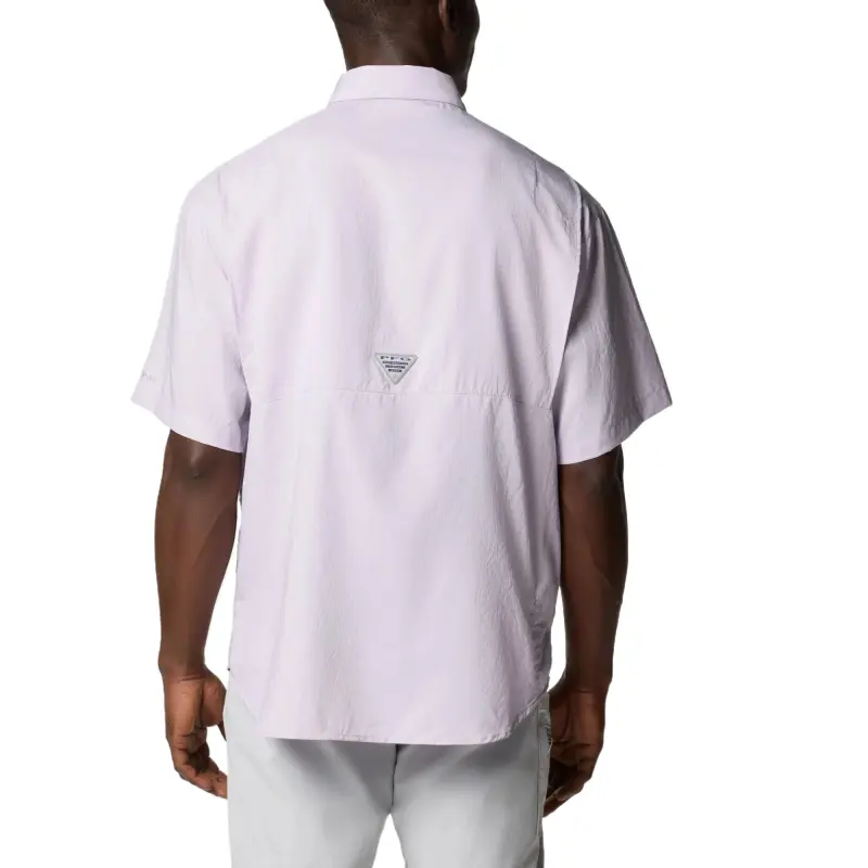 Columbia PFG Tamiami Shirt Men's Lavender Pearl Purple-1