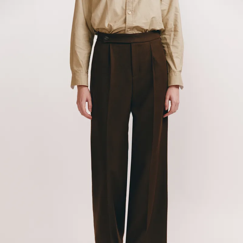 E.land Casual Pants Women's Hunter Green-3