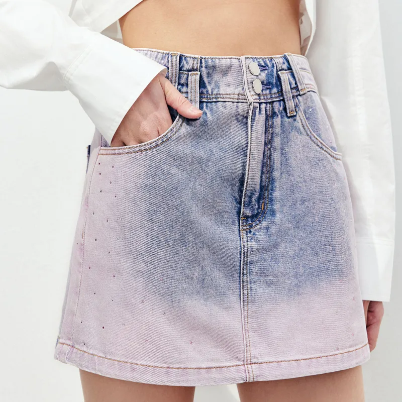 ONLY Denim Shorts Women's C39 Thistle Purple-5