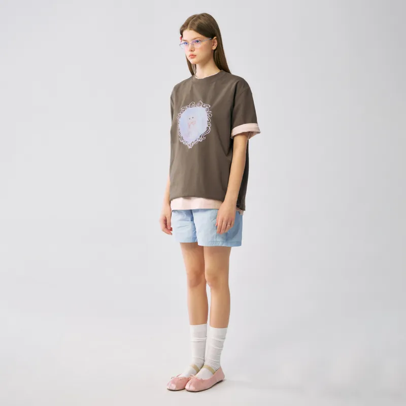 MYSAMESAME T Shirts Unisex Cocoa Brown-3