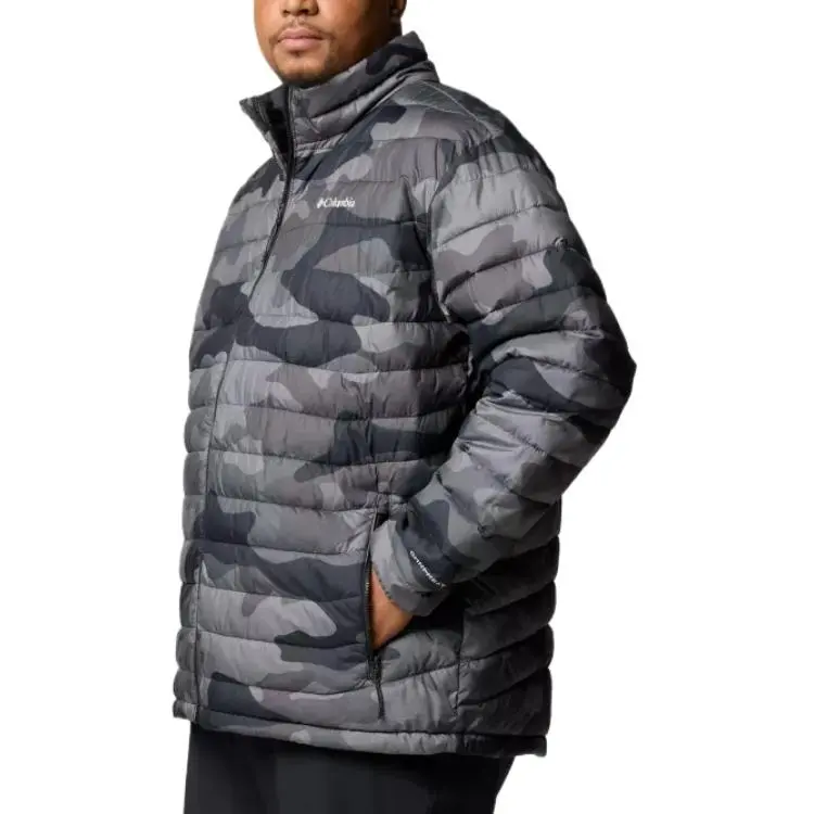 Columbia Powder Lite 2Omni-Heat Jackets Coats Men's Black Camouflage-2