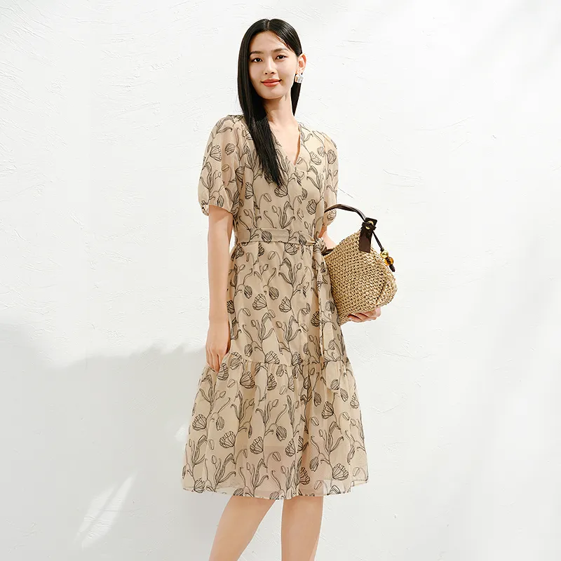 JZ. ANNAKRO Short Sleeved Dress Women's-5