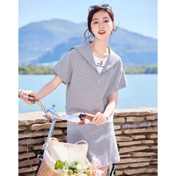 Like The Age Of Water Skirt Set Women's Gray