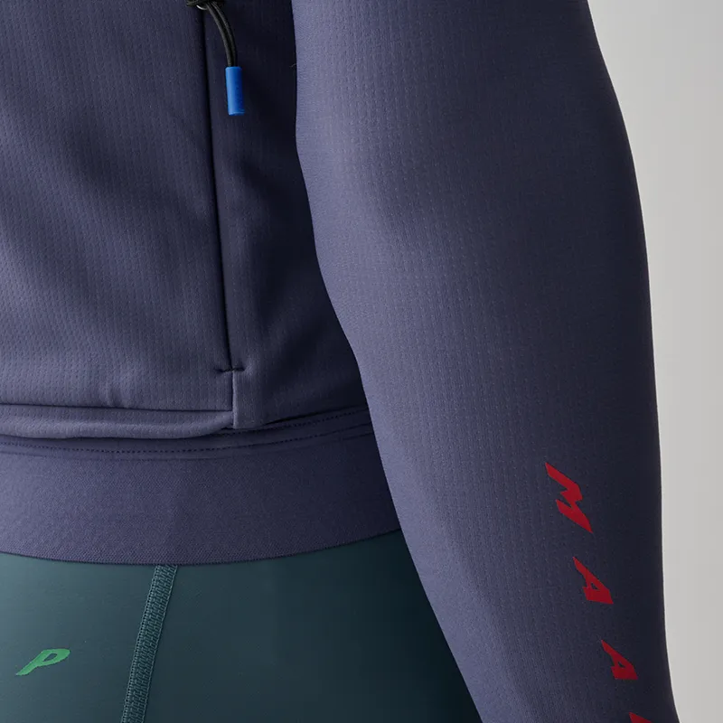 MAAP Level Thermal LS Jersey 2.0 Cycling Clothing Men's Blue Purple-2