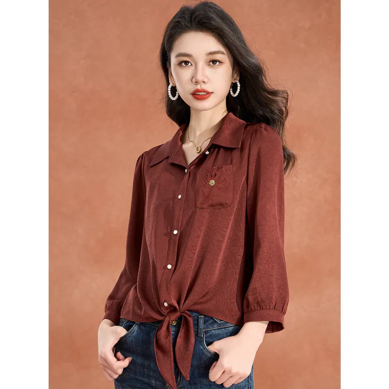 Mylan Shirts Women's Ancora Red-7