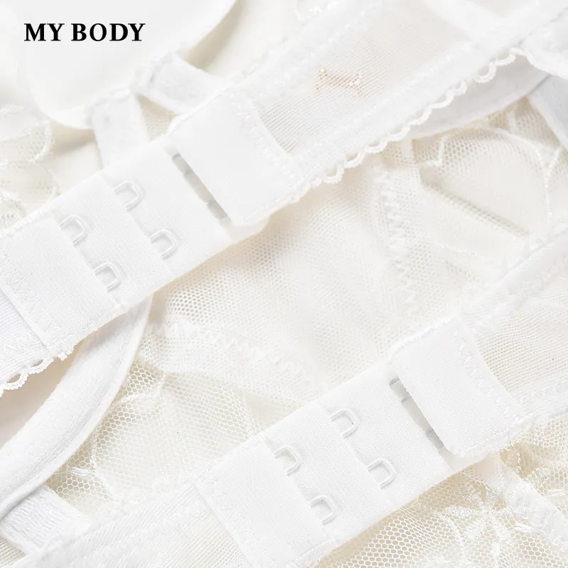 MY BODY Underwear Set Women's White-4