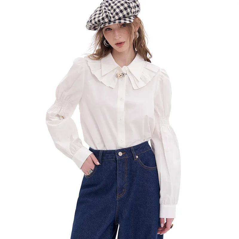 ELF SACK Shirts Women's Ecru-2