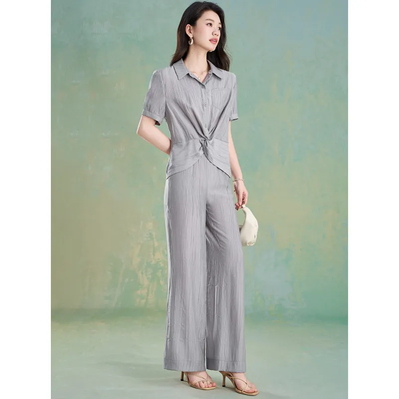 Mylan Casual Suits Women's Gray-4