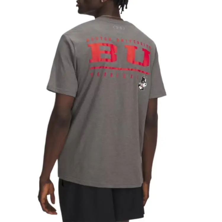 Under Armour Performance CottonCollegiate T Shirt Men's Gray-3