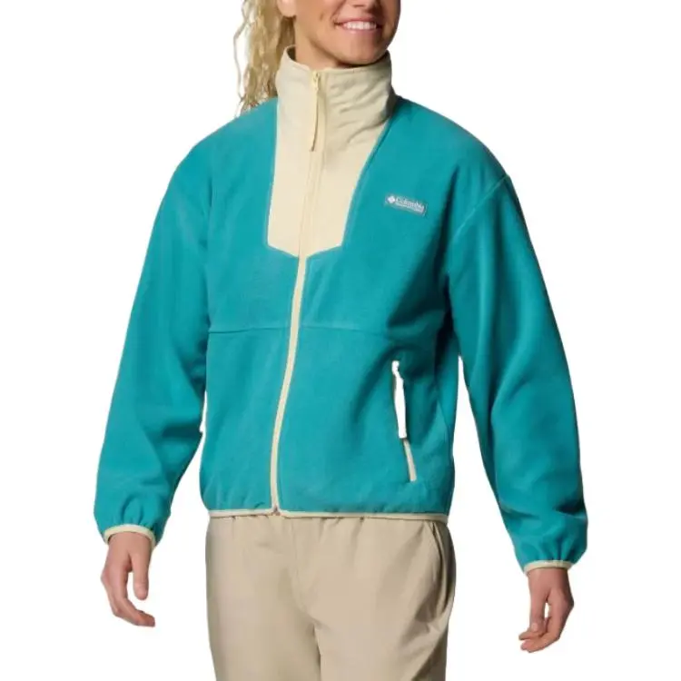 Columbia Sequoia Grove Velvet-feel Coat Women's Turquoise-2