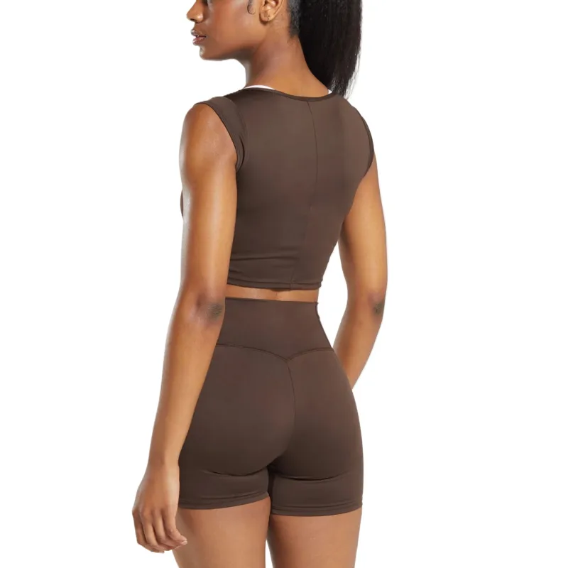 GYMSHARK Yoga Tank Top Women's Tan-1