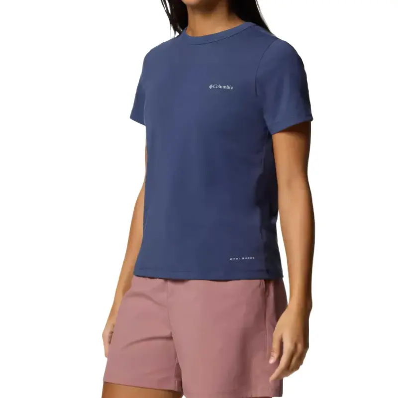 Columbia Sun Trek Regular T-Shirt Women's Dark Blue-2