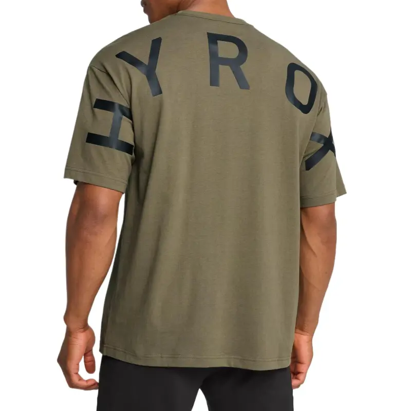 PUMA x HYROX Oversized Tee T Shirt Men's Green-3