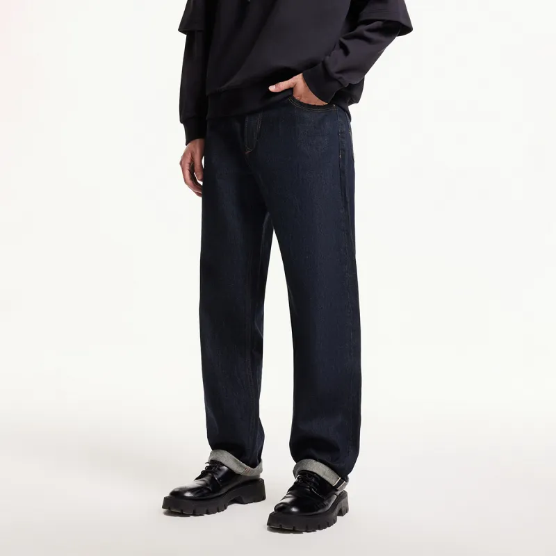 JACK&JONES Jeans Men A12 Dark Denim Blue-4