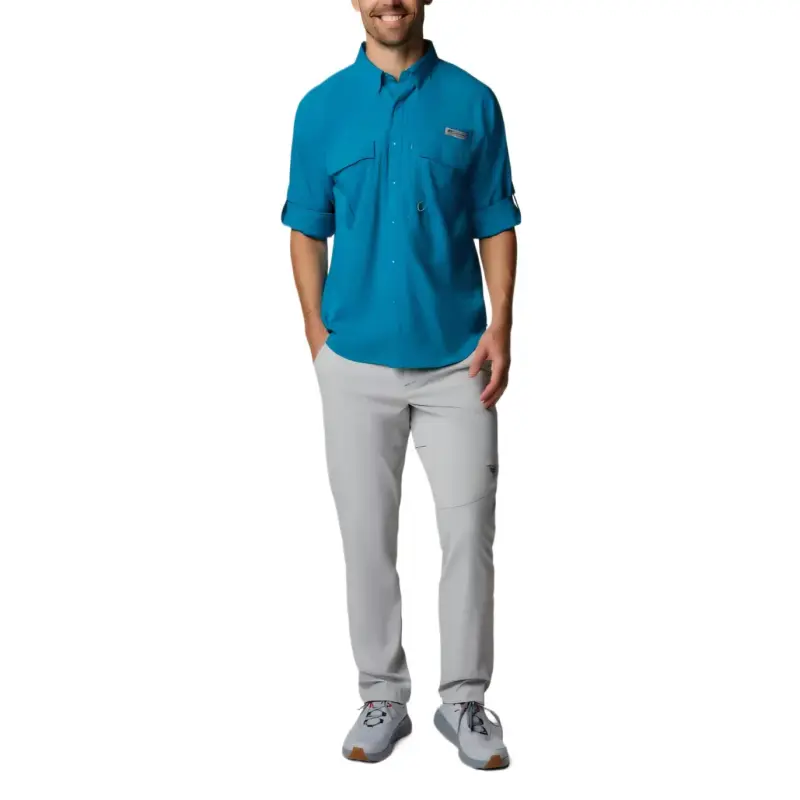 Columbia PFG Shadowcaster™ Zero Shirt Men's Blue-3