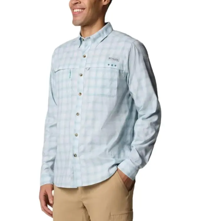 Columbia PFG Wild Cast™ Performance Shirt Men's Blue-2