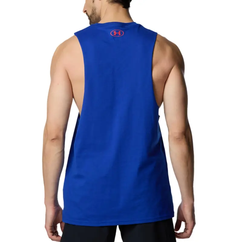 Under Armour ProjectRock Tank Top Men's Royal Team Race Red 400-1