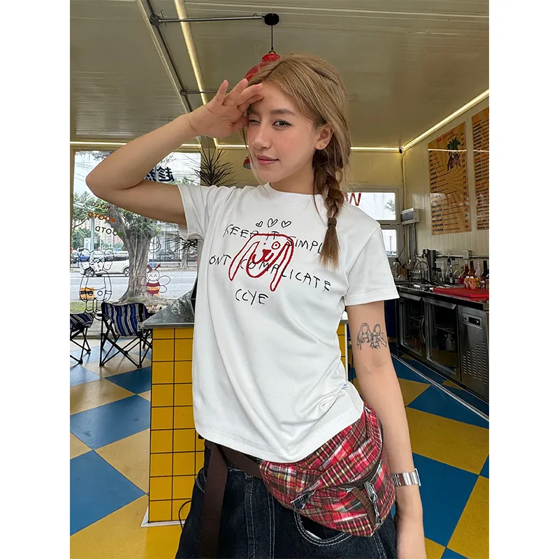 CHUANCHUANYEJIA T Shirt Women's-3
