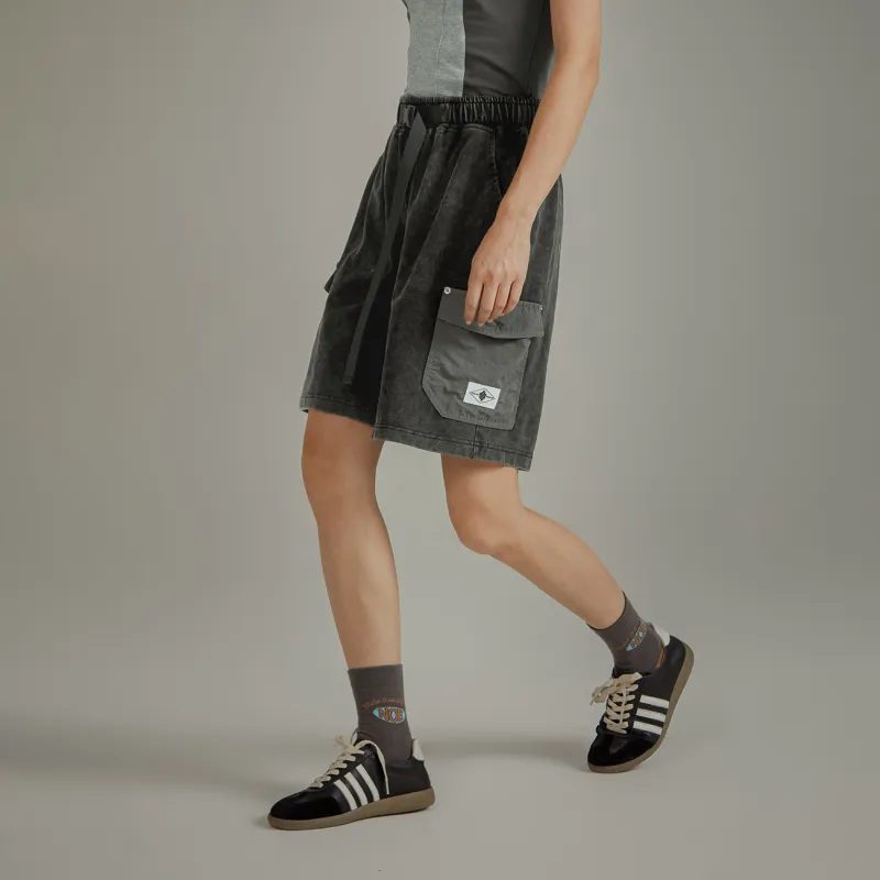 NO ONE ELSE Casual Shorts Women's Black-2