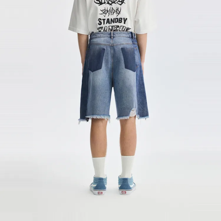 INXX APYD Denim Shorts Unisex Denim Blue-6