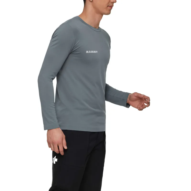 MAMMUT Assos X Mammut TACTICA LS Tech T Shirt T5 T Shirt Men's Dark Gray-4
