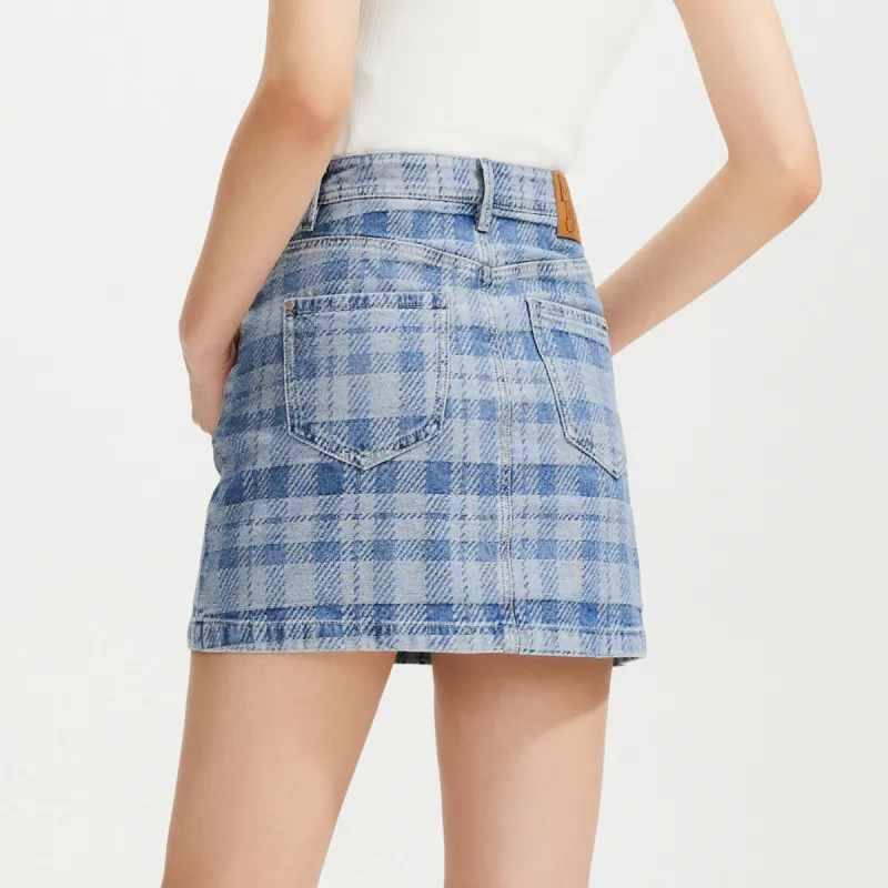 ONLY Denim Short Skirts Women's-3