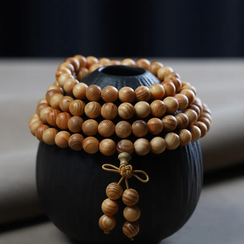 CHENTANMUZUO Cypress Wooden Bracelets Unisex-1
